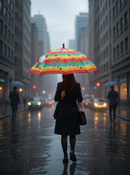 Hello Kitty Kids Rainbow Umbrella – Waterproof &amp; Cute Gift