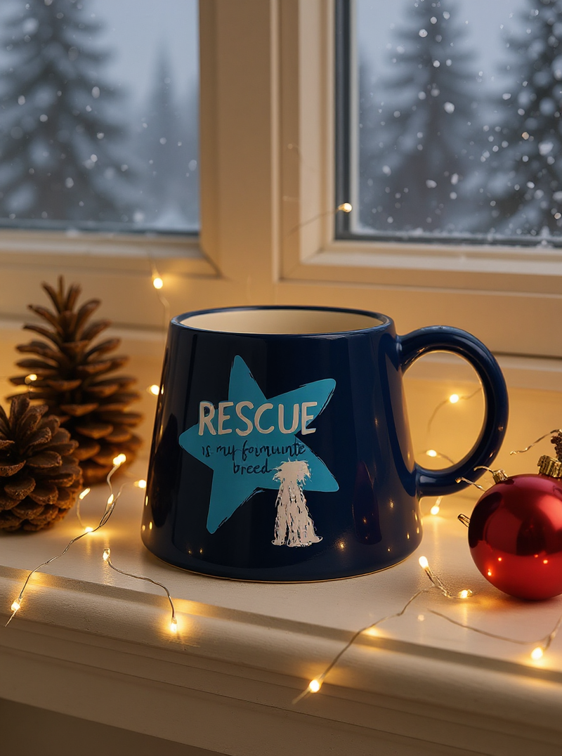 Rescue is My Favorite Breed Heroic Ceramic Mug