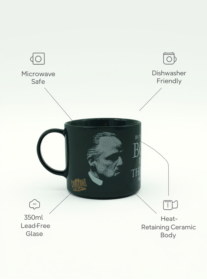 Vito Corleone The Don’s Command Ceramic Mug | Gift for Godfather Fans