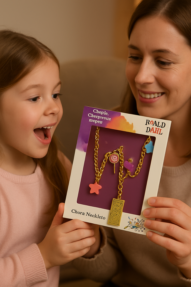 Roald Dahl Charlie and the Chocolate Factory Charm Necklace