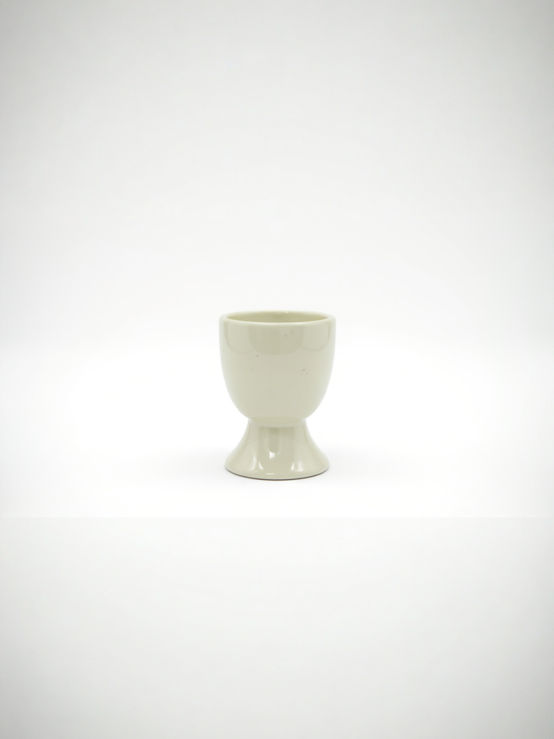 Classic Off-White Ceramic Egg Cup