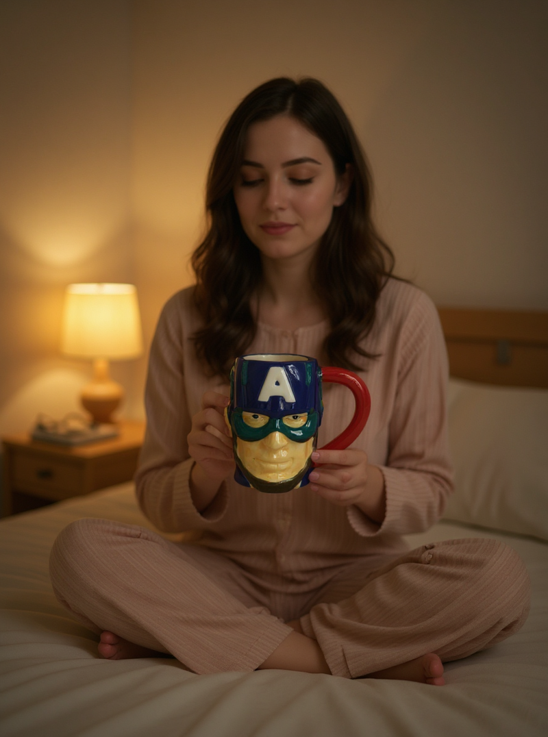 Marvel Ceramic Captain America 3D Mug