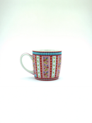 Pink &amp; Red Blossom Stripe Ceramic Mug | Gift for Floral Lovers&nbsp;