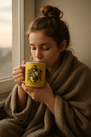 Hufflepuff Sunlit Harmony Coffee Cup | Gift for Harry Potter Fans