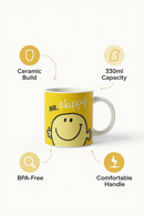 Mr. Happy Joyful Mug | Gift for Fans&nbsp;