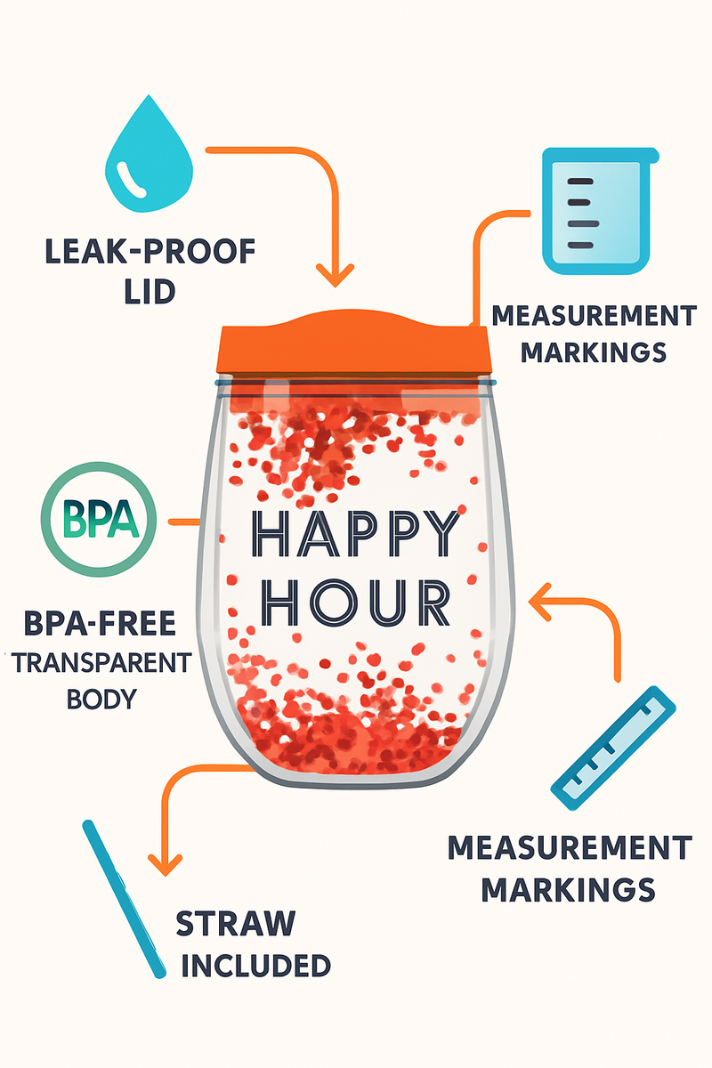 Glitter Sparkle Tumbler with Coral Lid