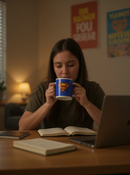 Superman Crest Valor Ceramic Mug