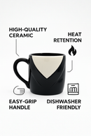 Tuxedo Elegance Ceramic Mug