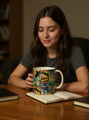 Retro Comic Batman Flashback Mug