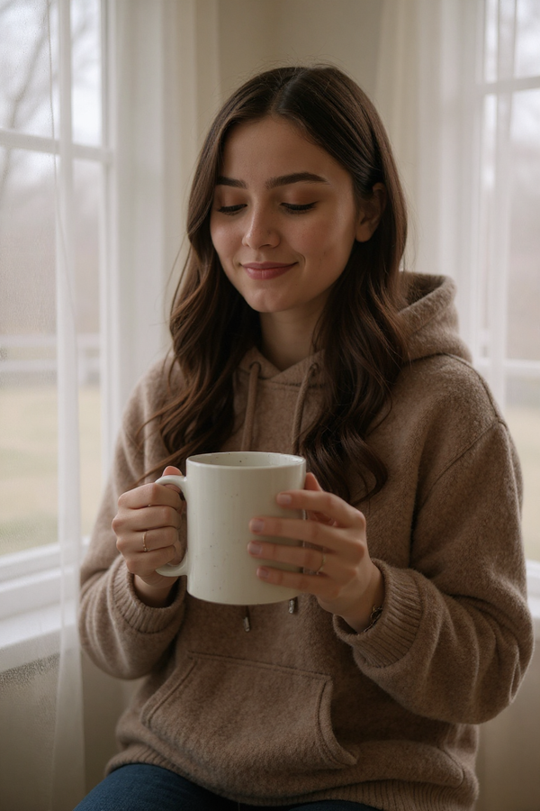 Off-White Speckled Mug | Perfect for Coffee Lovers