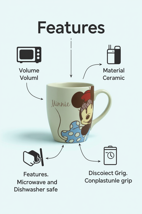 Disney Mickey &amp; Minnie Harmony Mug | Gift for Disney Fans&nbsp;