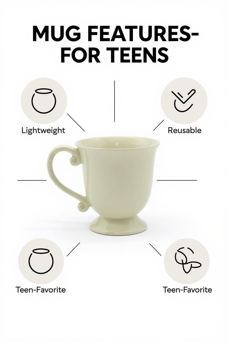 Classic Ivory Elegance Cup | Perfect for Coffee Lovers