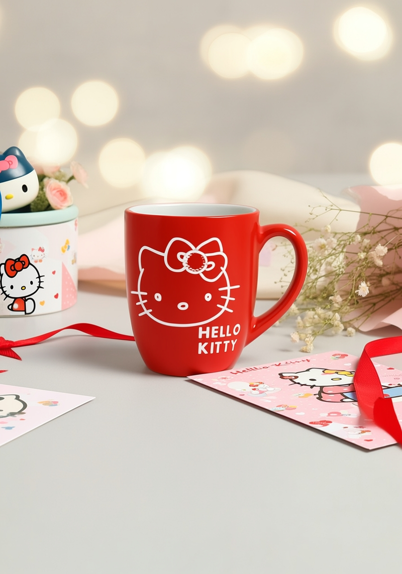 Hello Kitty Red Ceramic Coffee Mug