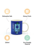 Grumpy by Name, Grumpy by Nature Ceramic Mug | Gift for Humor Lovers