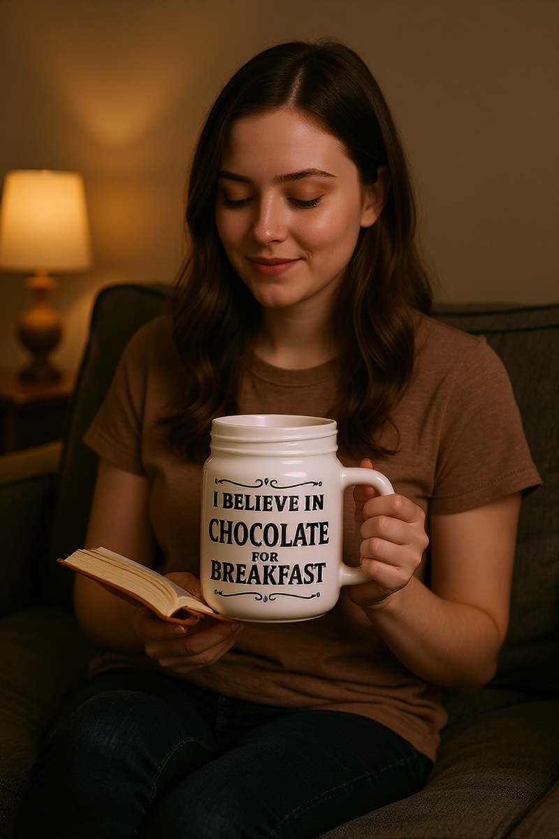 Mason Jar Style Coffee Mug