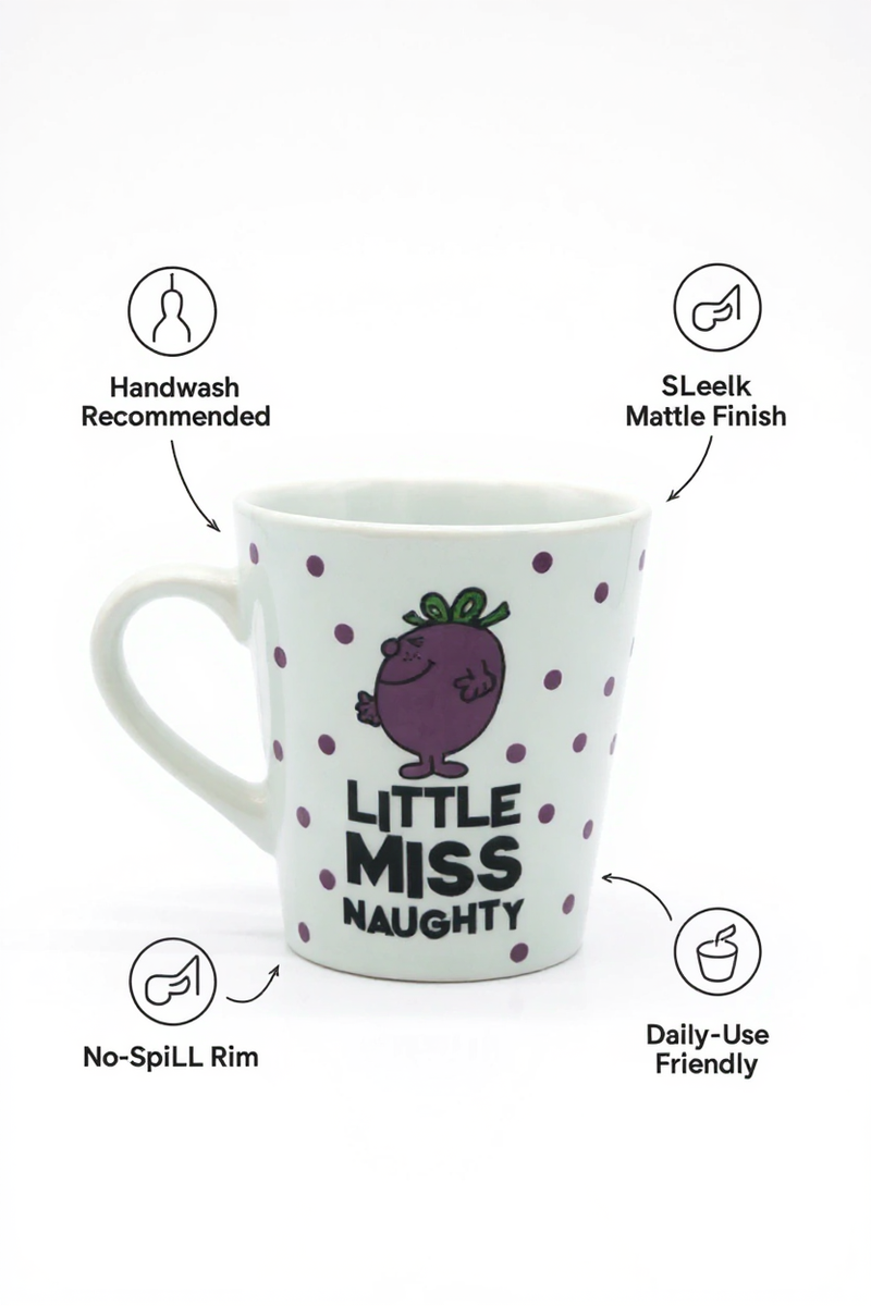 Little Miss Naughty Polka Dots Mischief Mug