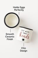 Queen of Hearts Royal Egg Cups