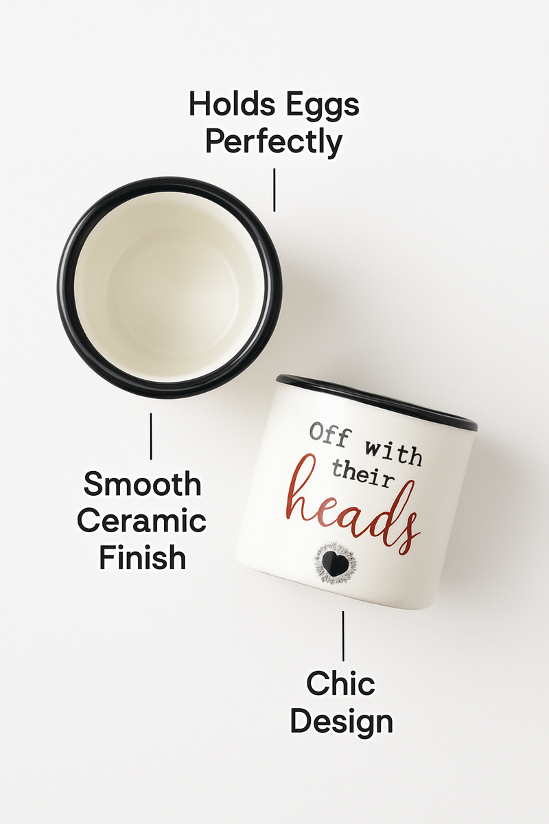 Queen of Hearts Royal Egg Cups