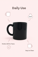 Timeless Ebony Glossy Mug | Perfect for Coffee Lovers