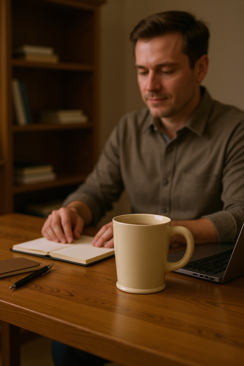 Classic beige Serenity Mug