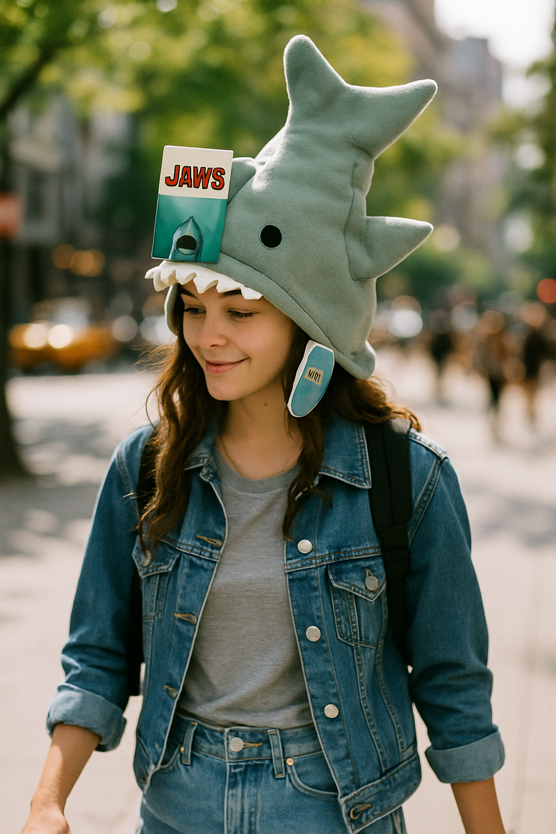 Plush Shark Ocean Adventure Hat | Gift for Shark Lovers