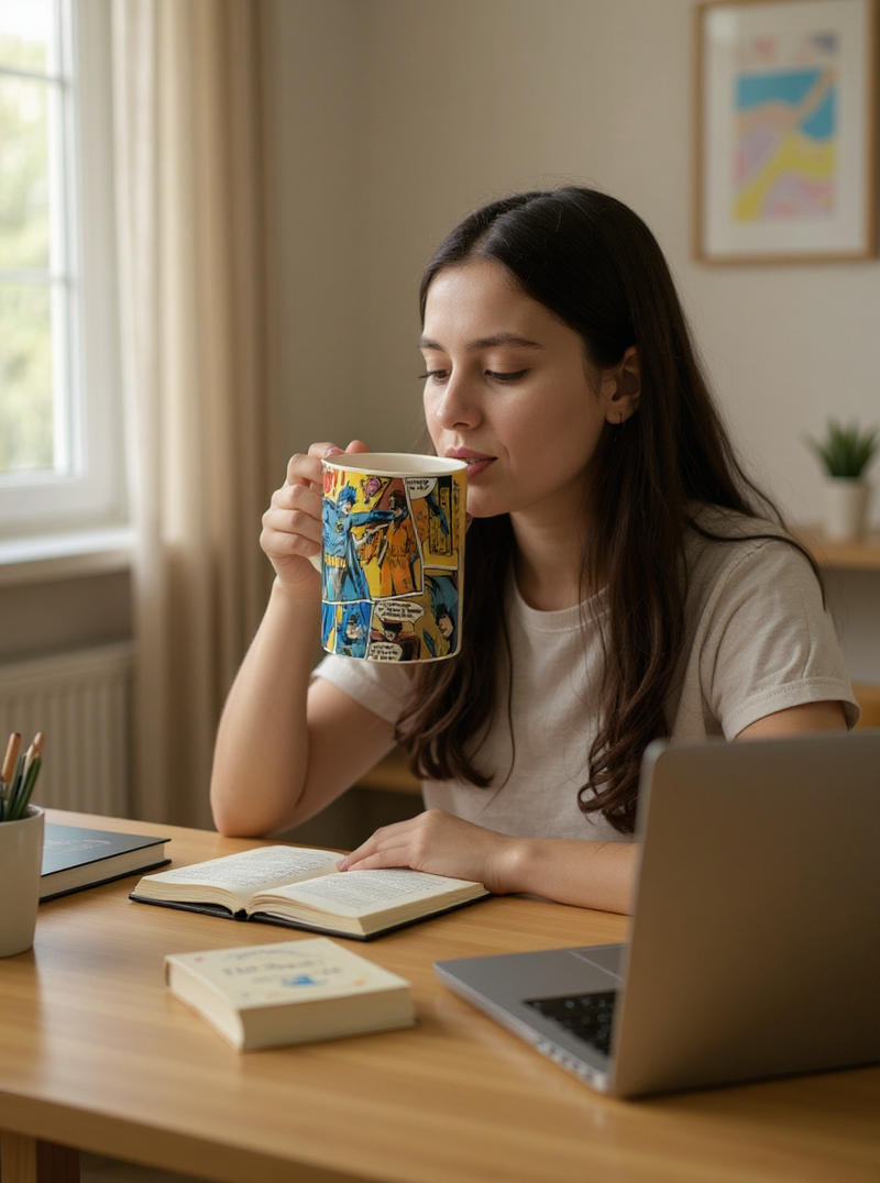 Batman Comic Strip Legacy Mug