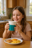 White and Blue Serenity Cup