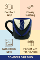 Gentleman’s Elegance Vest &amp; Tie Ceramic Mug | Gift for Dapper Enthusiasts
