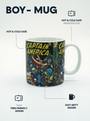 Liberty Legend Marvel Captain America Comics Ceramic Mug | Gift for Kids