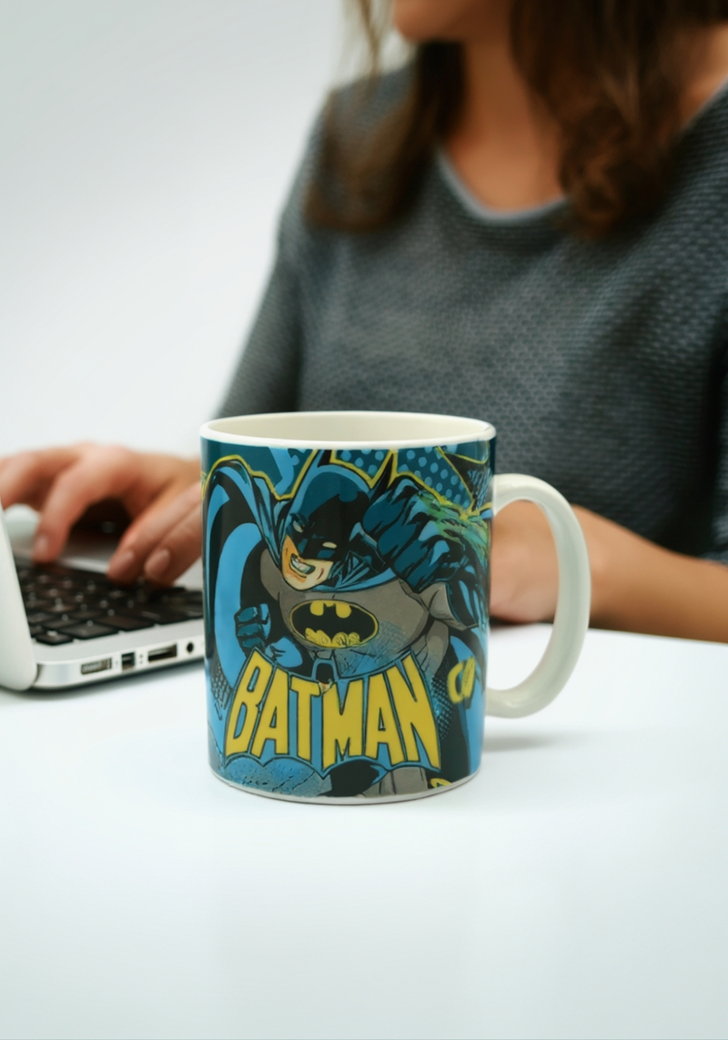 Pow &amp; Batman Dynamic Action Mug