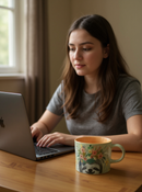 Whimsical Sloth Serenity Ceramic Mug