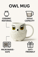 Majestic White Owl 3D Mug