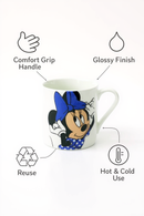Blue Minnie Bow Thought Bubble Mug