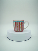 Pink &amp; Red Blossom Stripe Ceramic Mug | Gift for Floral Lovers&nbsp;