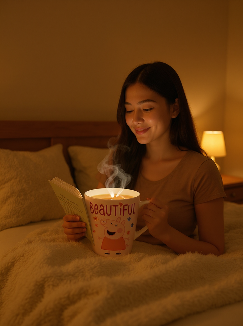 Beautiful Peppa Pig Pink Ceramic Mug | Best Gift