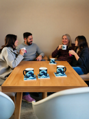 Hokusai's Wave Artistic Coaster Set