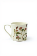 White Floral Blossom Ceramic Mug