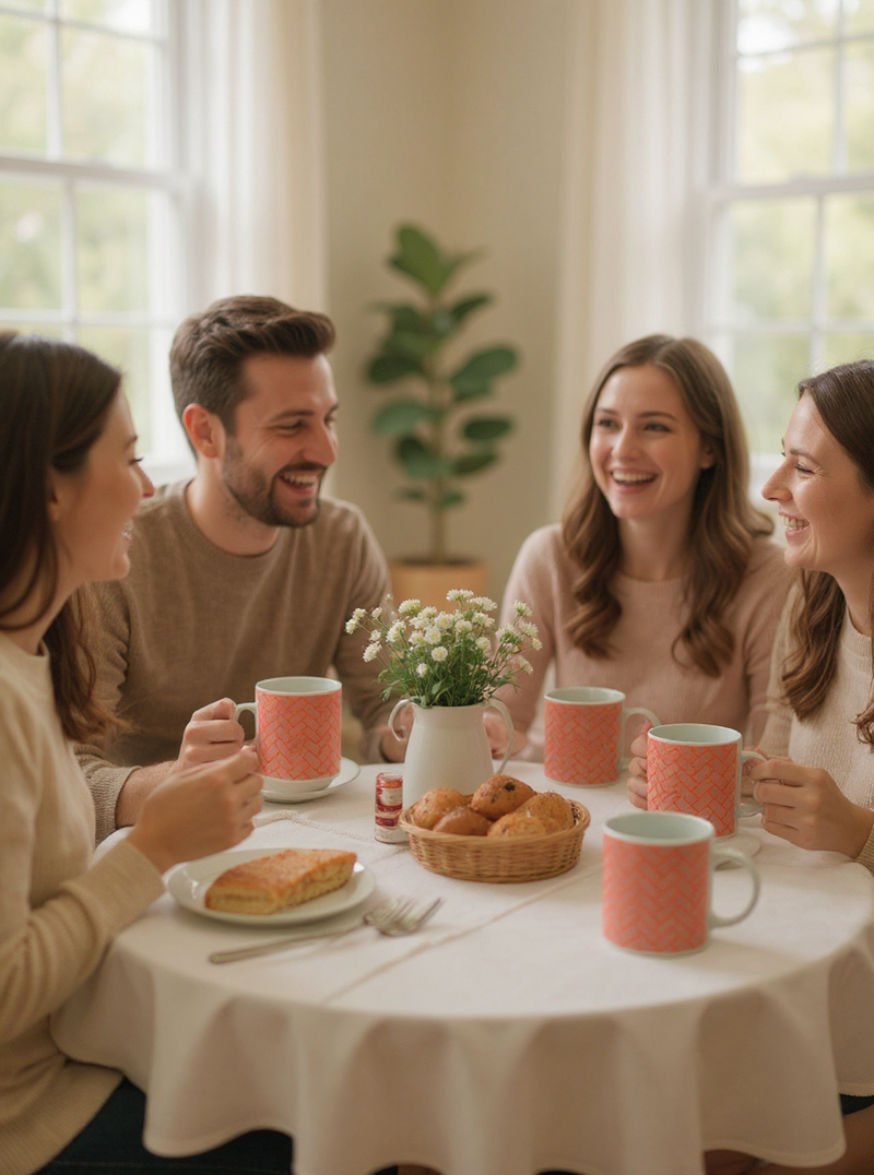 Classic Checked Design Heritage Mug