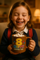 Golden 8 Celebration Mug | Perfect for 8th Celebrations