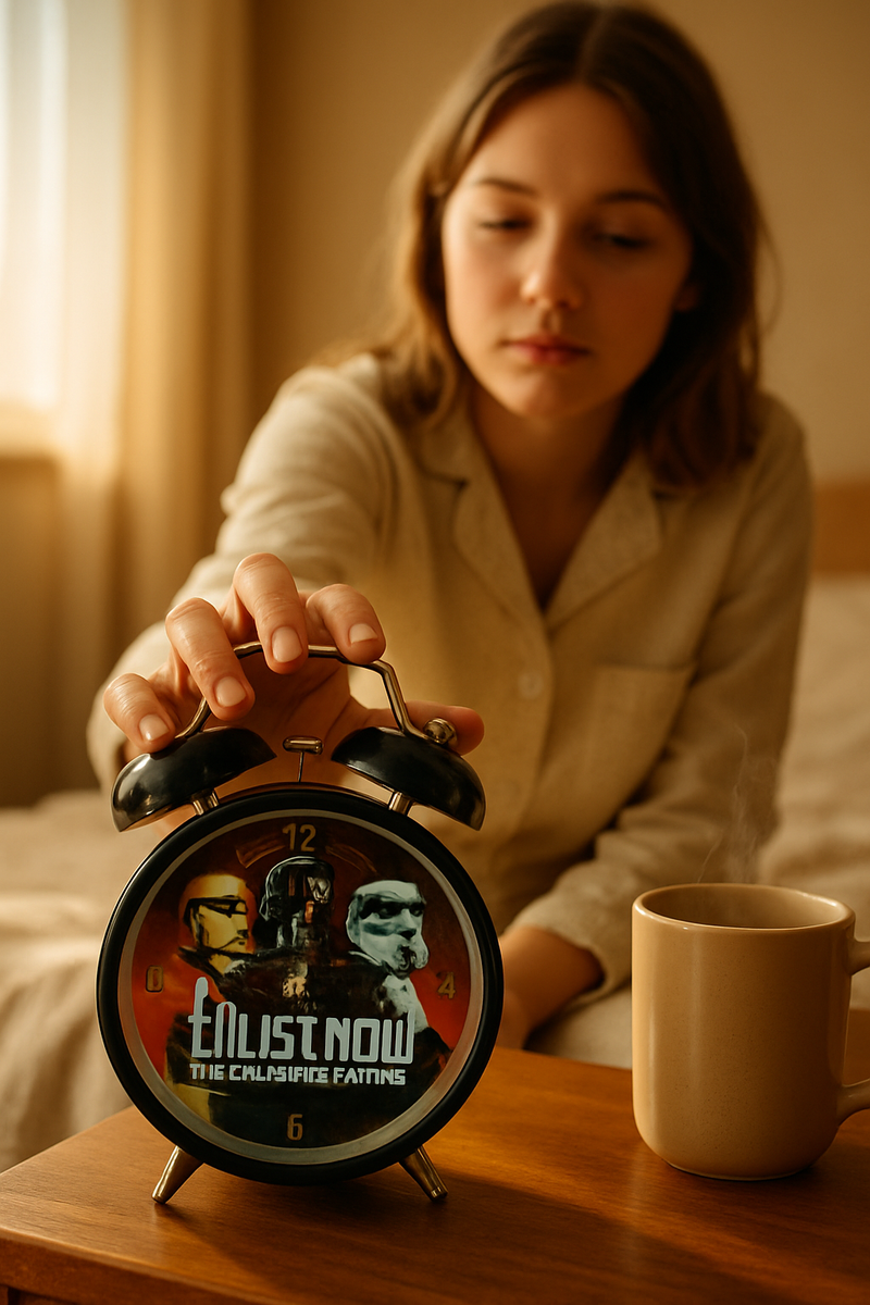 Star Wars Obsidian Alert Alarm Clock | Gift for Star Wars Fans