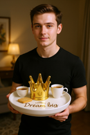 Crown Jewels Regal Serving Tray | Gift for Royalty Enthusiasts