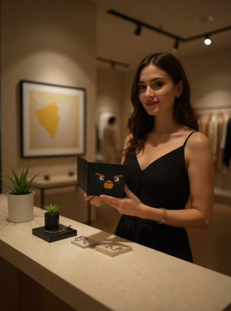 Angry Birds Black Wallet