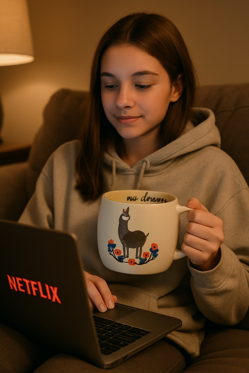 No Drama Llama Peace Ceramic Mug | Gift for Chill Enthusiasts