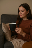 Fila Embossed Black Matte Strength Mug