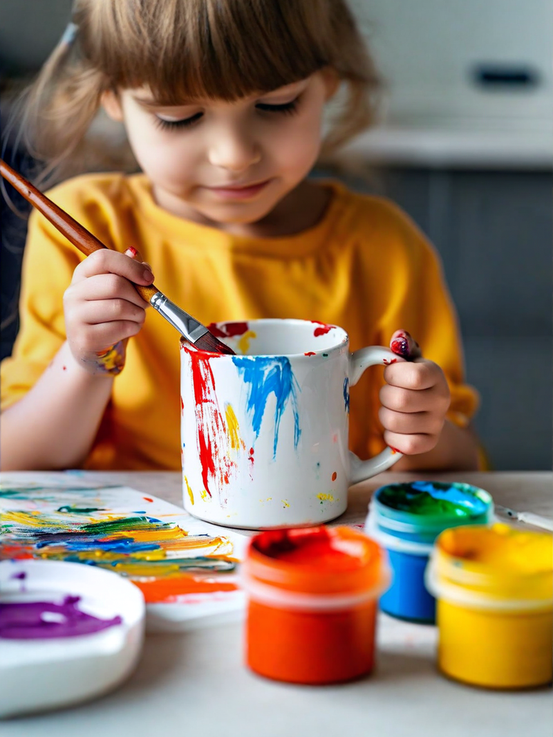 Personalized Paint Your Own Mug Set
