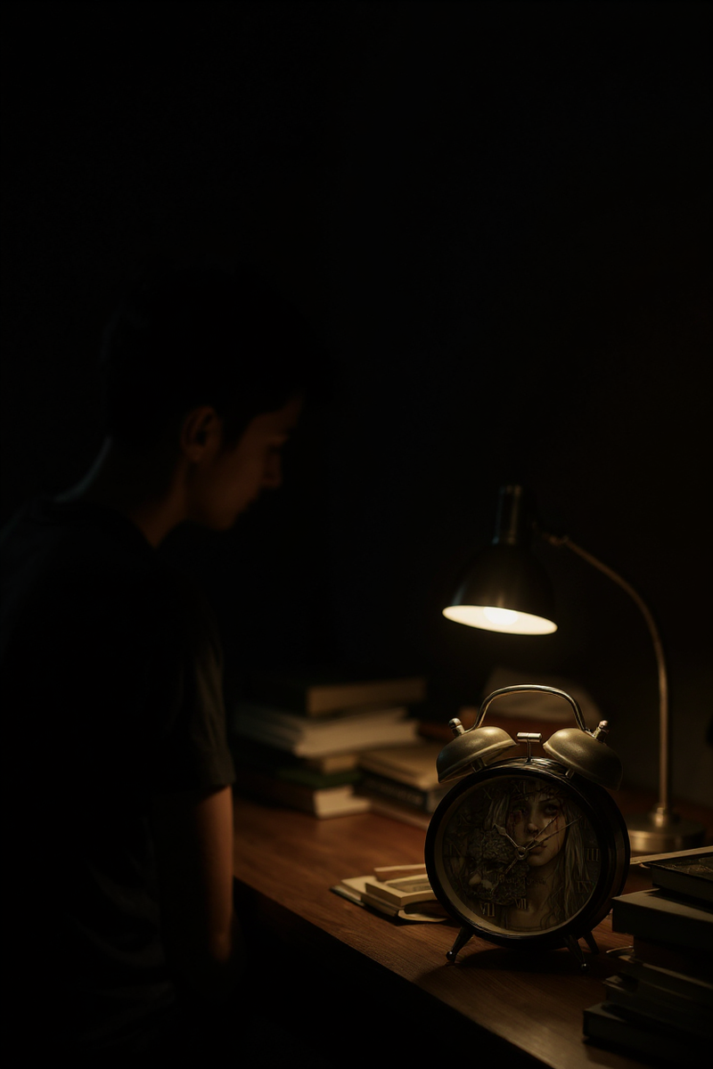 The Goth's Wake-Up Call Midnight Alarm Clock