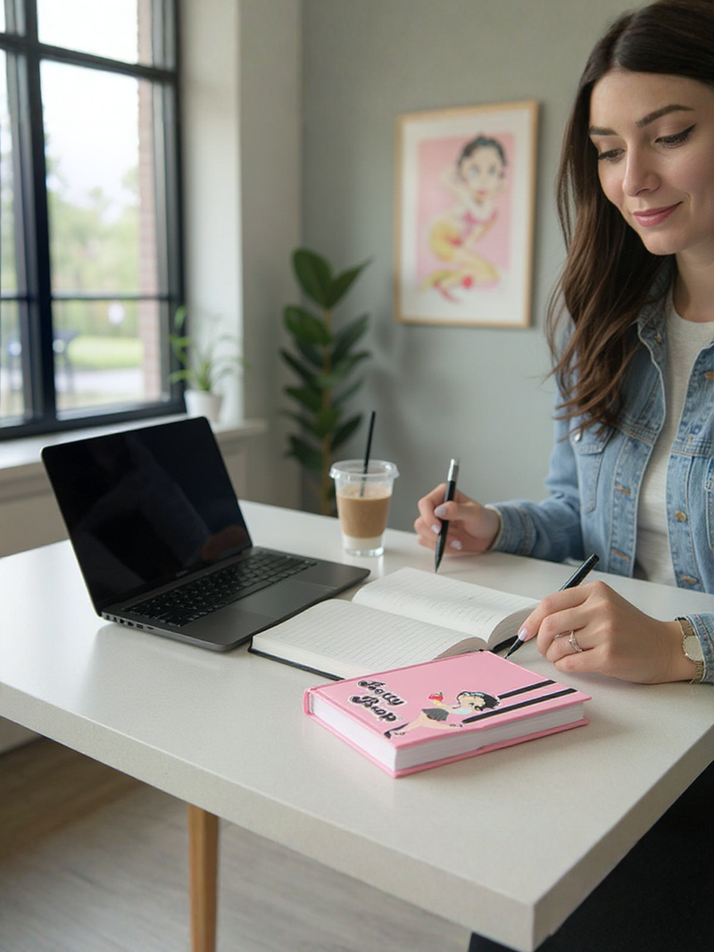 Betty Boop Retro Apple A5Note Spiral Book