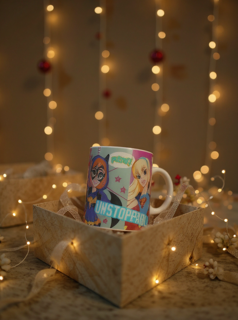 DC Super Hero Girls Power Ceramic Mug | Gift for DC Fans