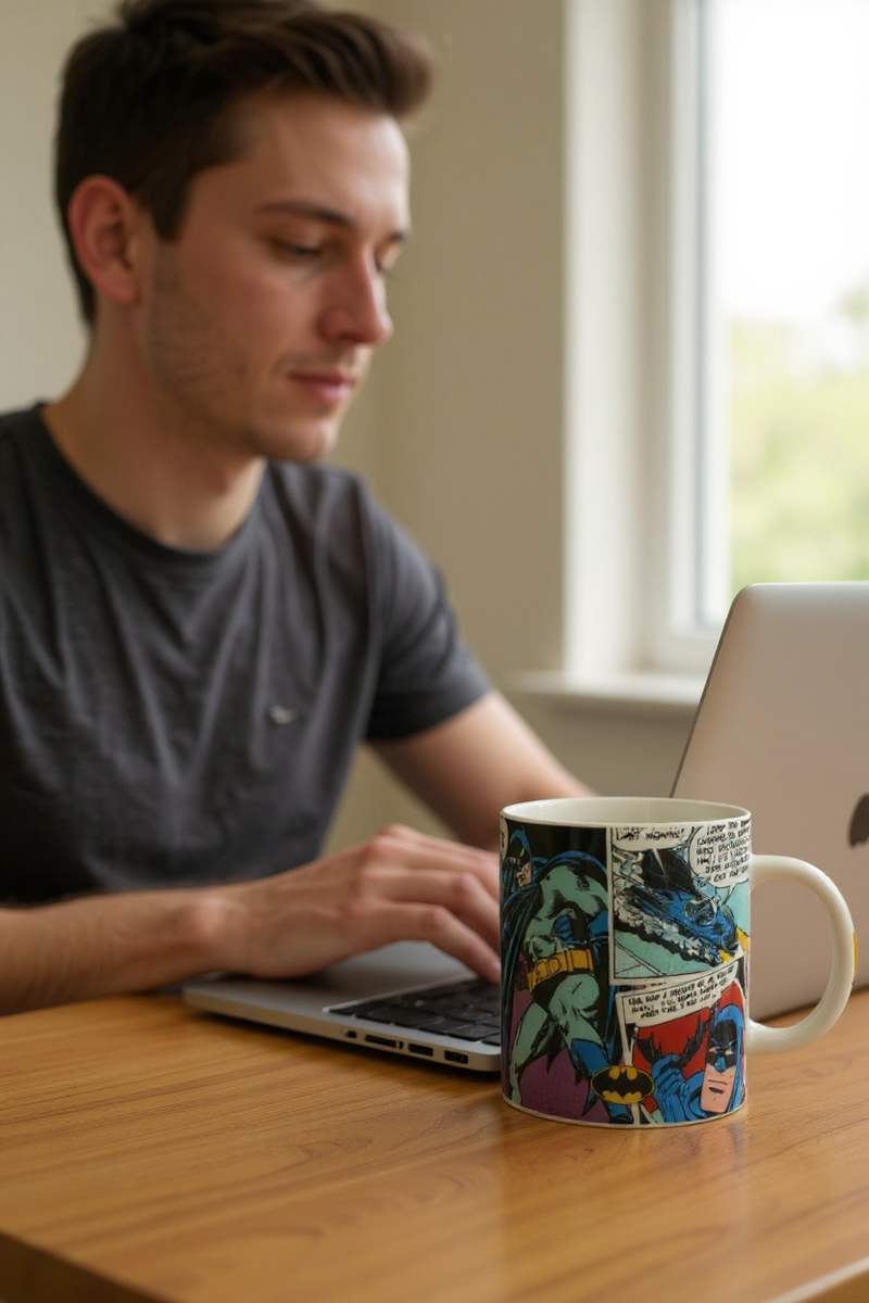 Gotham Guardian DC Batman Comic Mug | Gift for DC Fans