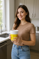 Ivory Sunshine Ceramic Mug | Gift for Everyday Joy